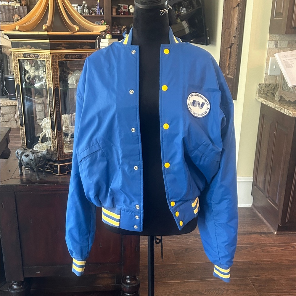 Windless The Flapjacket Sz M Blue Yellow Collegiate Jacket GUC